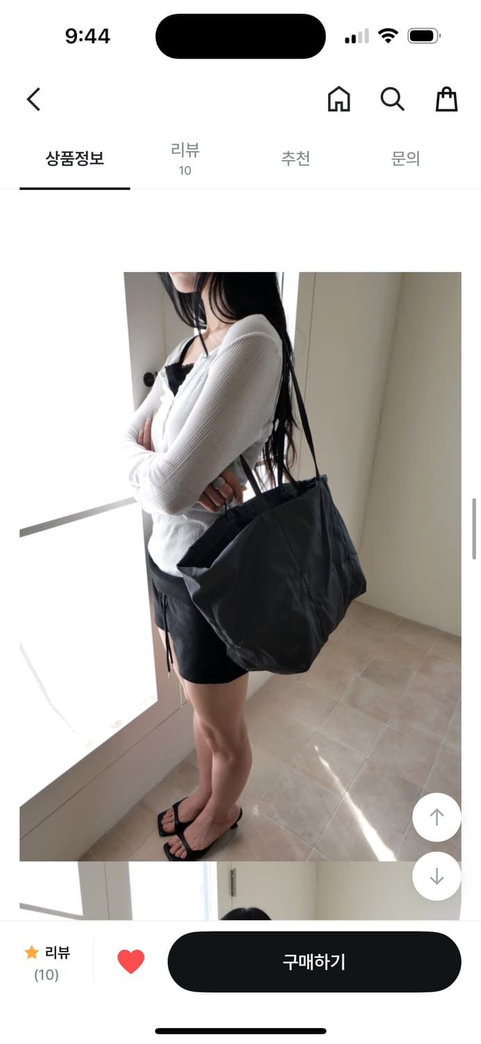 베이비랩 골지 헨리 넥 티 (화이트) 상품이미지4