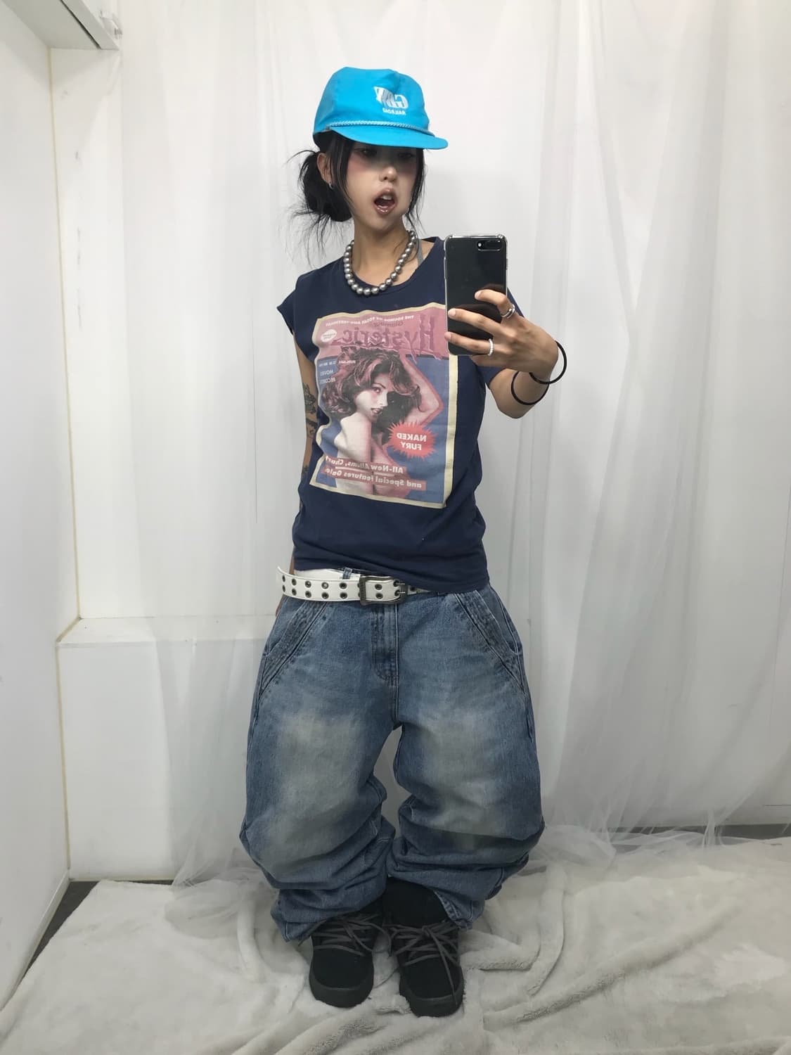 < Hysteric Glamour His Girl T-shirt > 상품이미지4