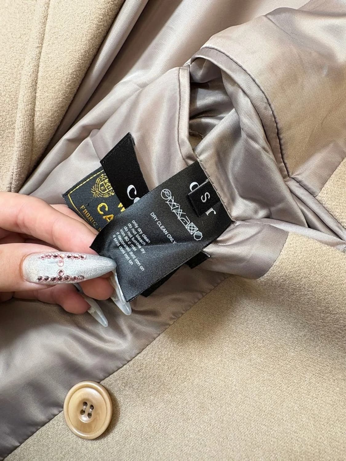 쿠어 Coor MTR 오버핏 캐시미어 블렌드 더블 롱 코트 PN6293 상품이미지9