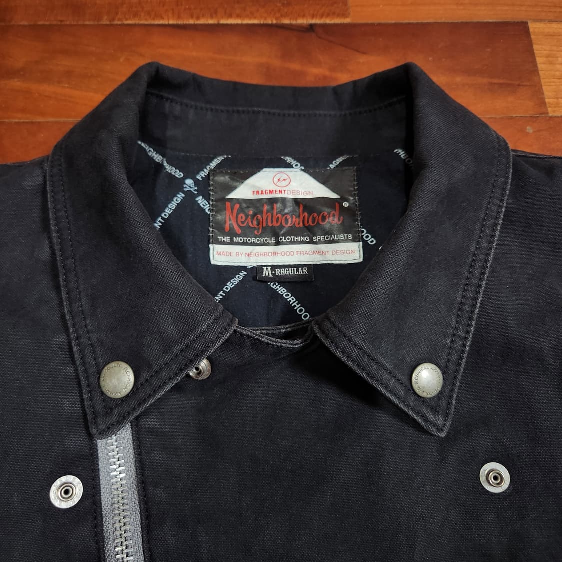 네이버후드 프라그먼트 20주년 기념 코튼 라이더 자켓 상품이미지2