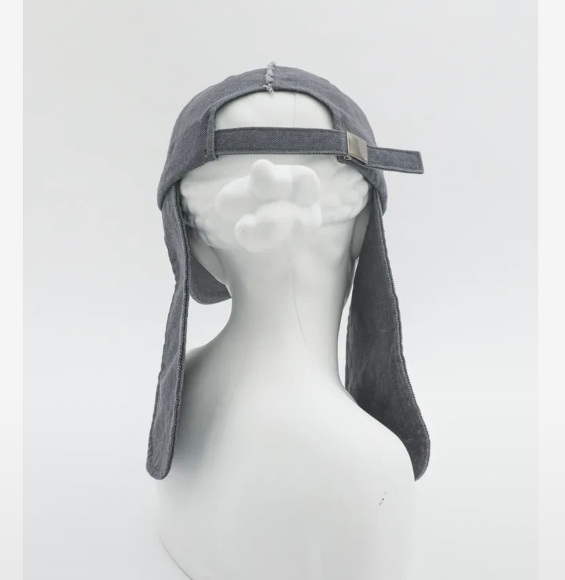 (새상품)딜레탕티즘 토끼 귀 캡 이어플랩 캡 그레이  상품이미지3