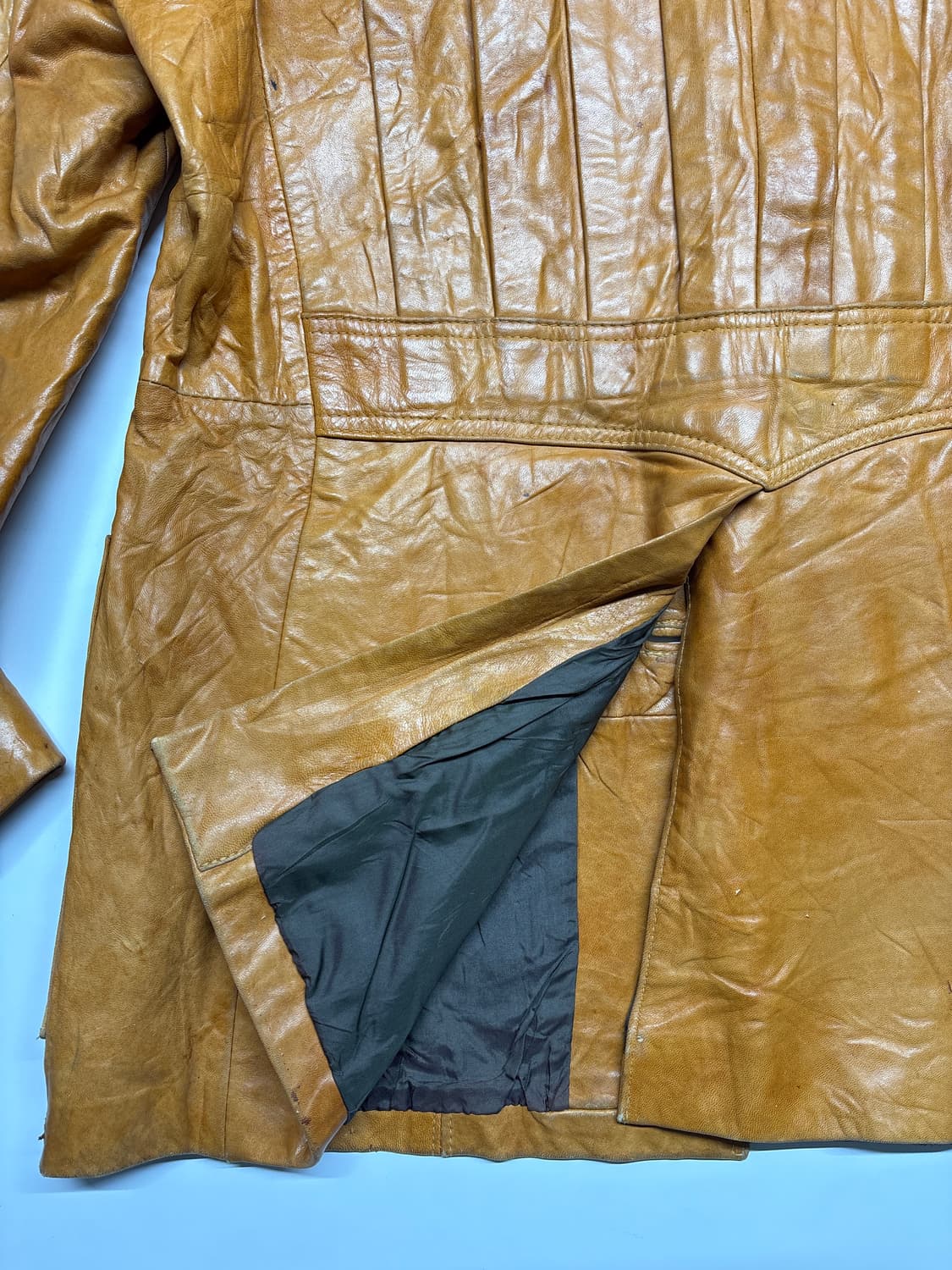 70's 릭달튼 웨스턴 레더 자켓 상품이미지6