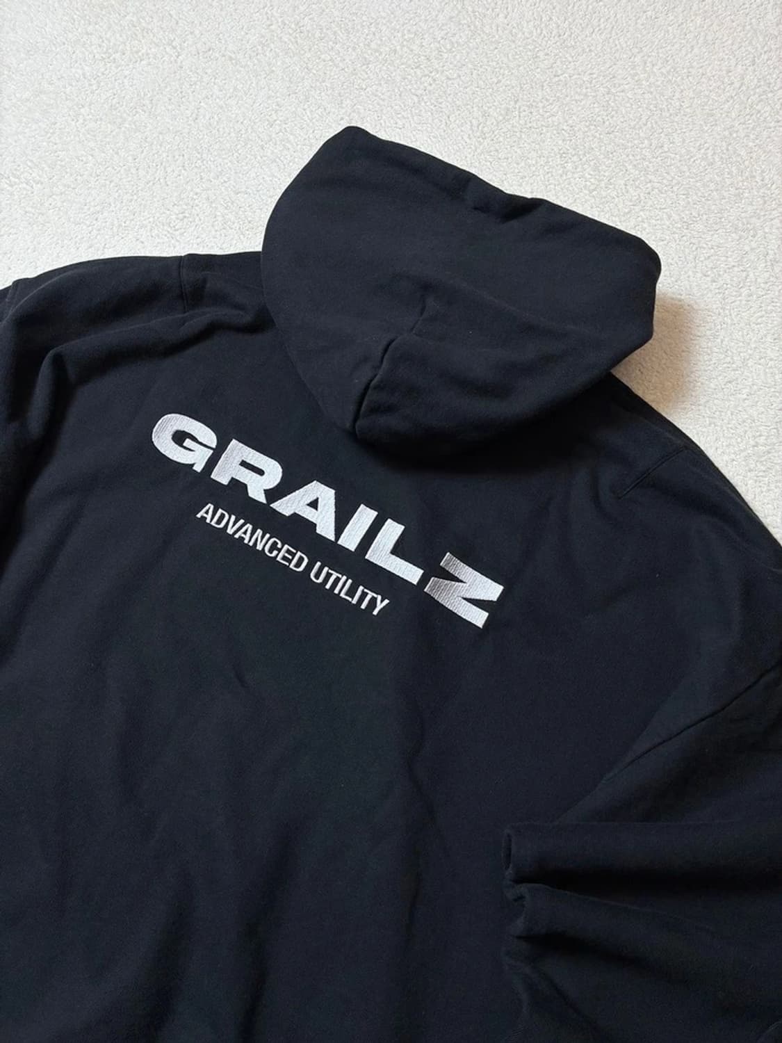 그레일즈 GRAILZ 헤비코튼 로고 자수 후드티 PN7269 상품이미지2