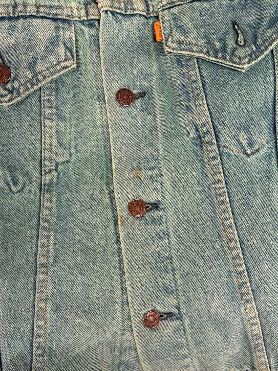 (정품)리바이스 그린 데님 자켓 a1 상품이미지5