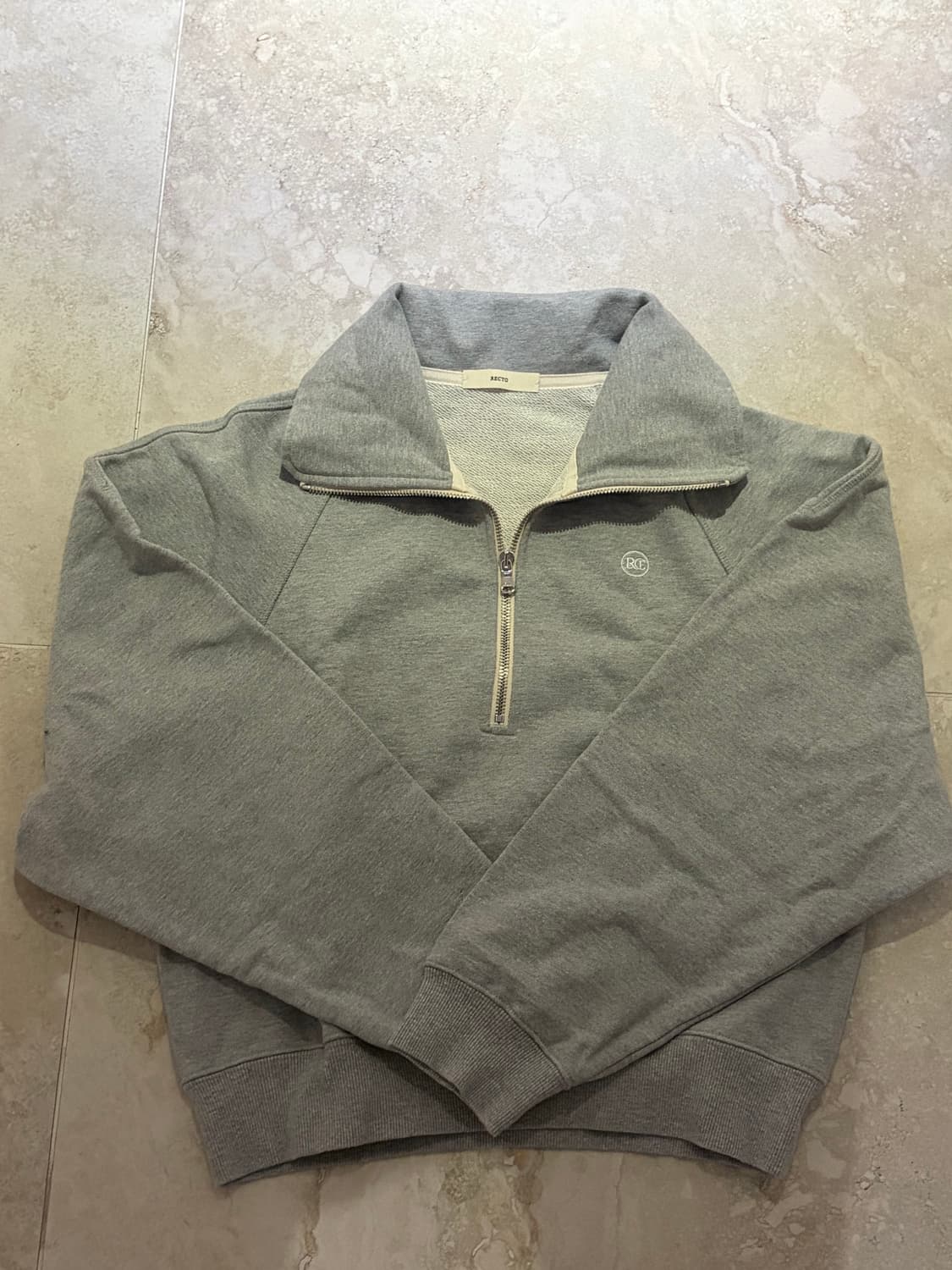 렉토 로고 집업 맨투맨 상품이미지2