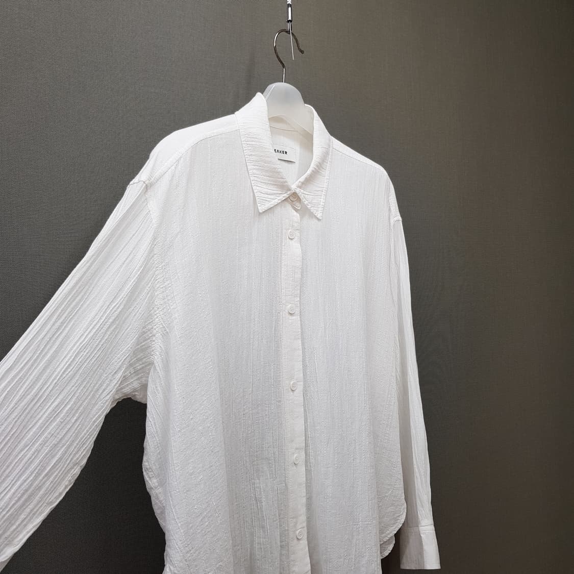 BEAKER 비이커 2024 코튼 린넨 루즈핏 셔츠 F사이즈 상품이미지3