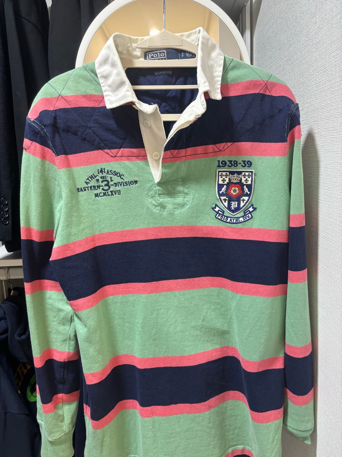 (s) 폴로 스트라이프 럭비셔츠 상품이미지1