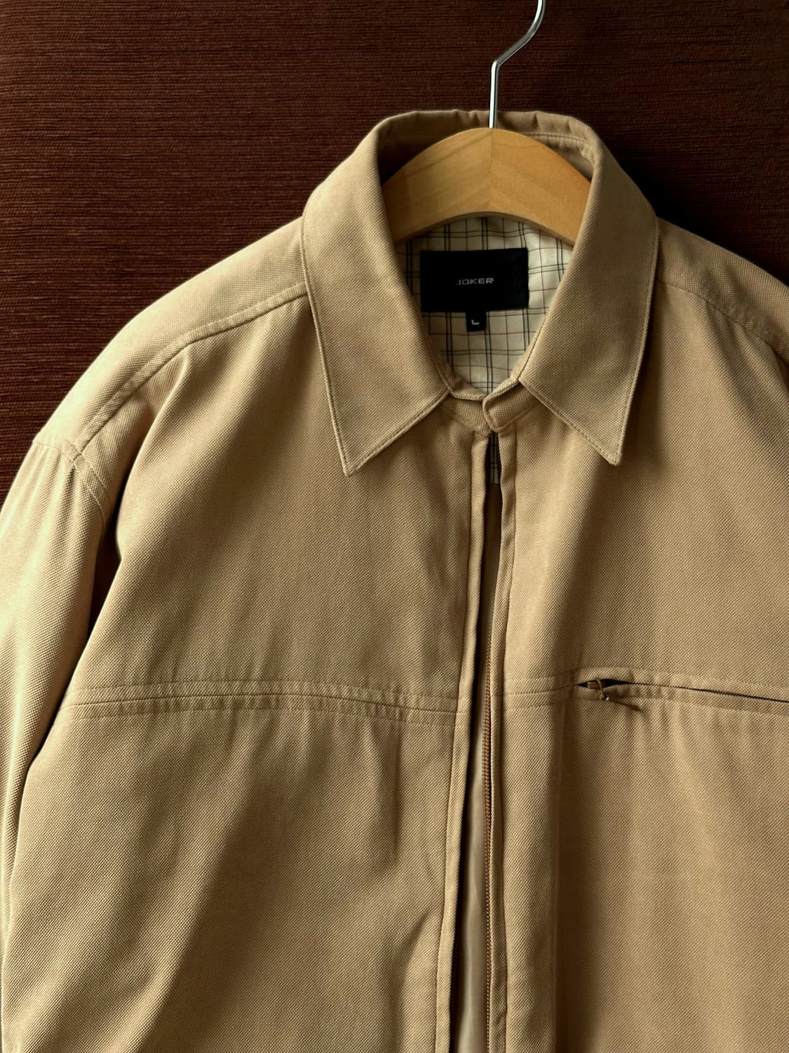 Design zip collar blouson 상품이미지1
