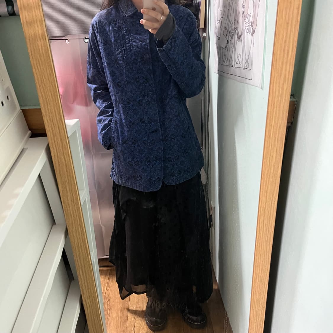 니들스 코튼 패턴 자켓 상품이미지5