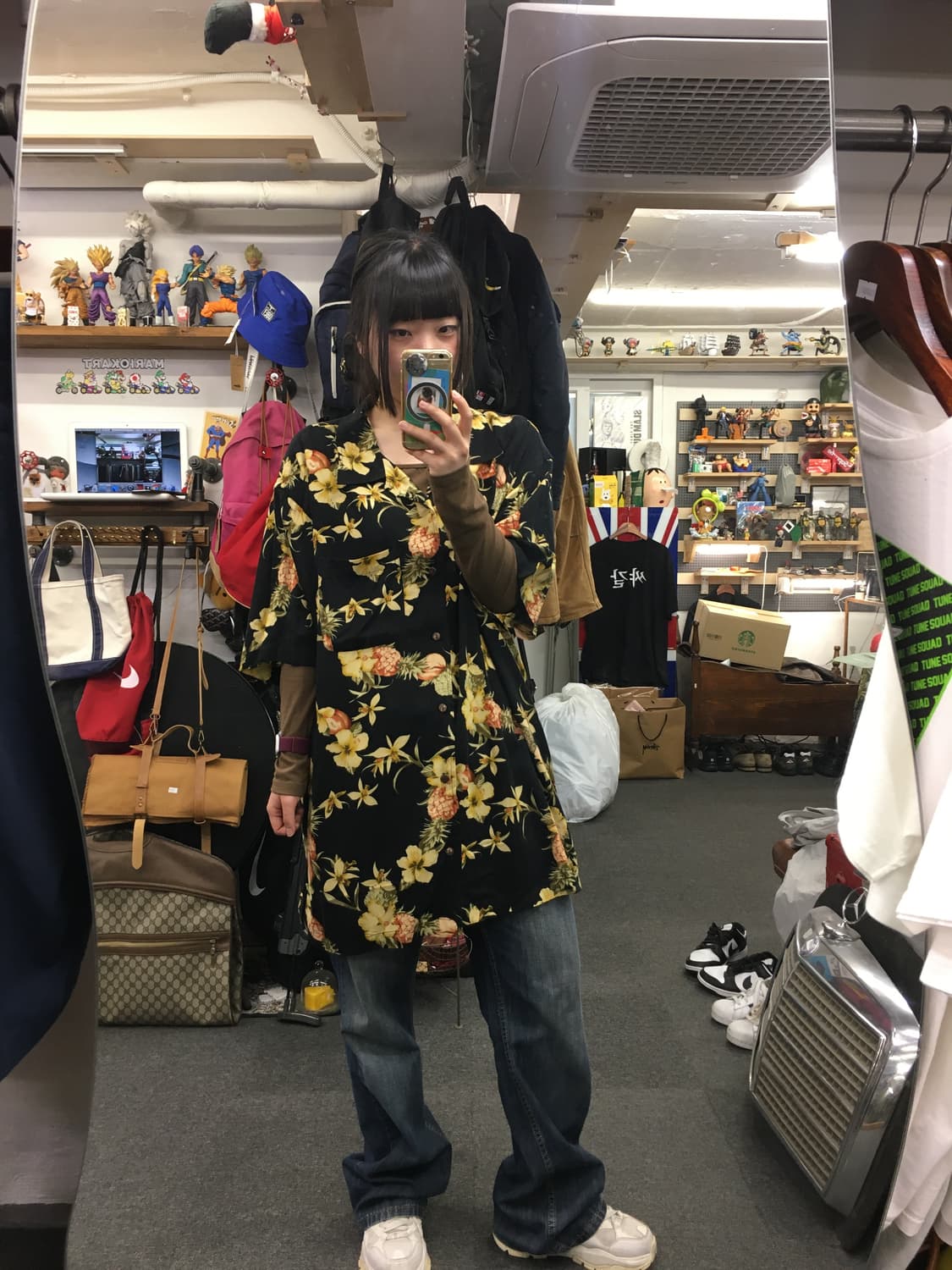 빈티지 하와이안 반팔 셔츠 상품이미지1