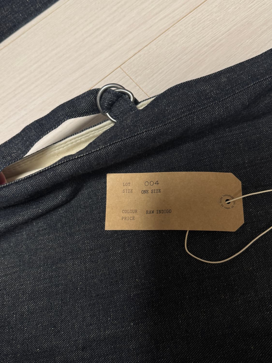 타이가타카하시 뉴스보이백 라지 로우인디고 상품이미지3