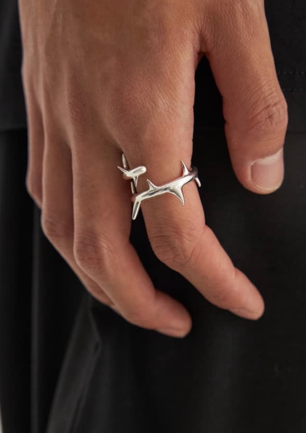 Ring Rose Snake-Silver L 상품이미지1