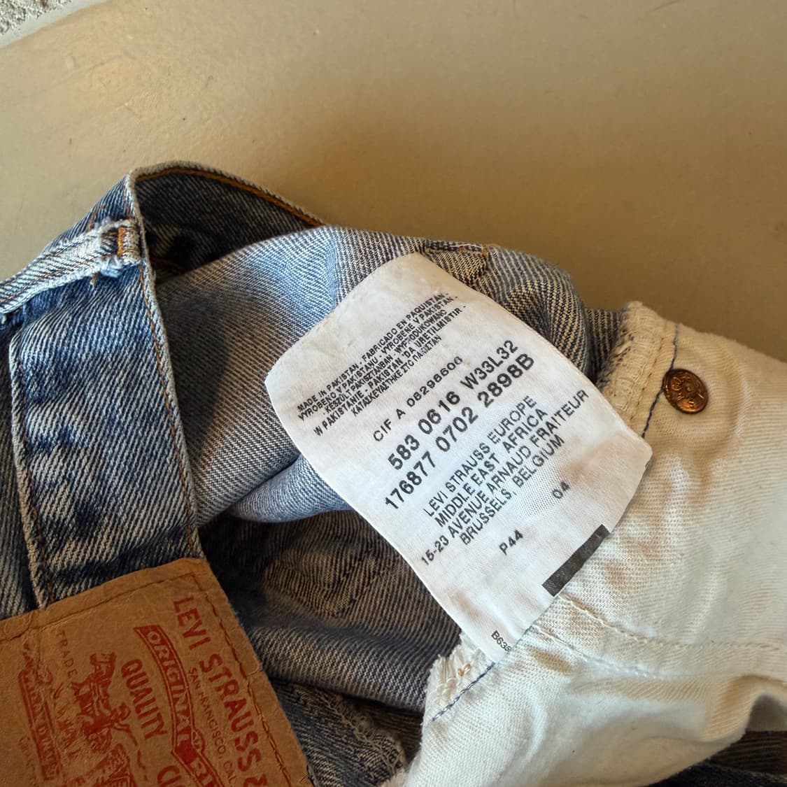 리바이스 583 데님 팬츠 상품이미지7