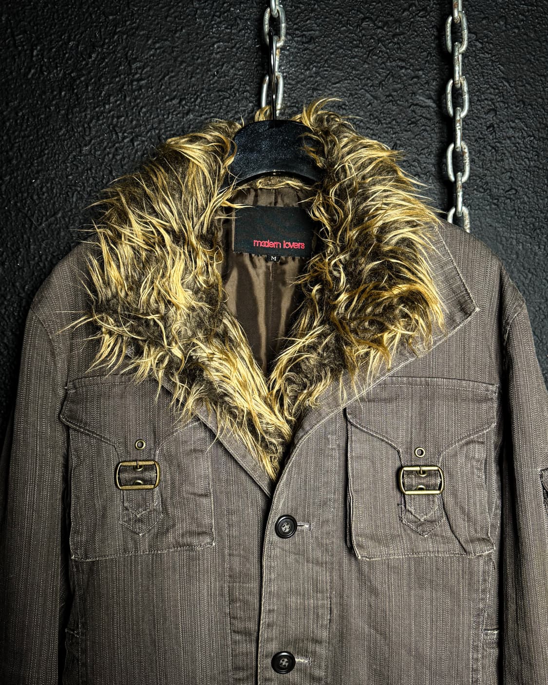 Fur Trim Military Jacket 상품이미지2