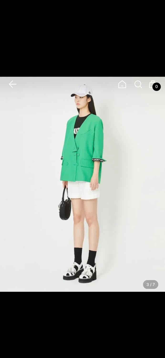 23ss  Lucky chouette 럭키슈에뜨 린넨 자켓 상품이미지1