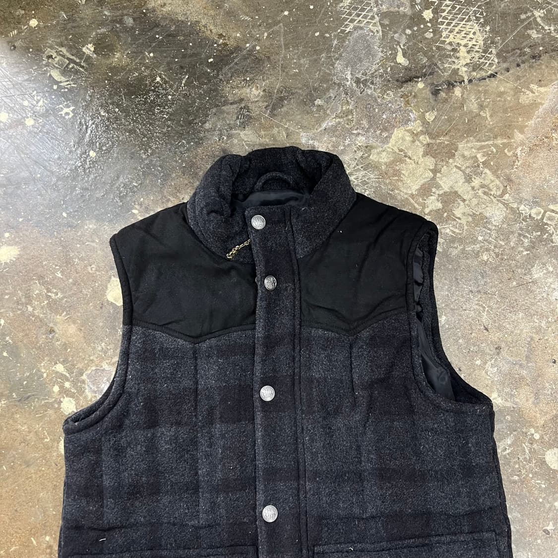 S) 리바이스 체크 패딩 조끼 베스트 아메카지 워크웨어 상품이미지2