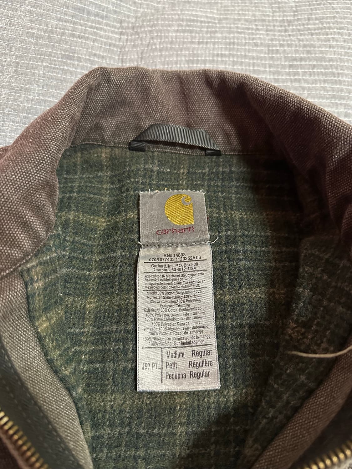 (M) 칼하트 j97 워크 자켓 상품이미지3