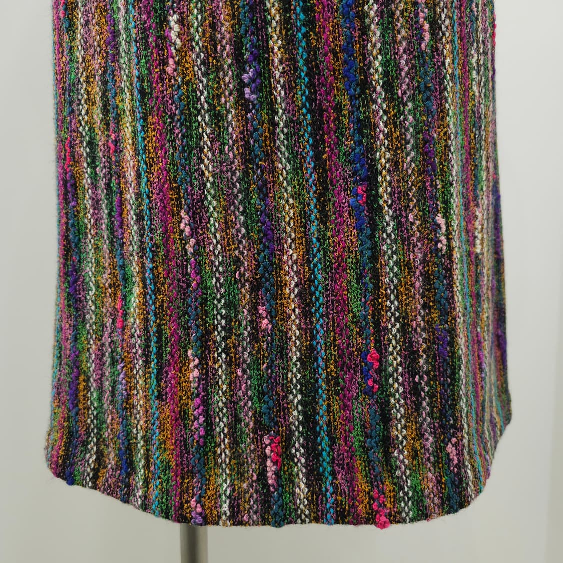 부클레 멀티컬러 A라인 트위드 니트 스커트 상품이미지3