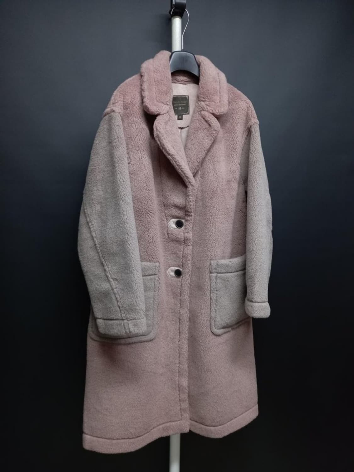 새 써스데이아일랜드 부클 테디베어 롱 코트 66 상품이미지3