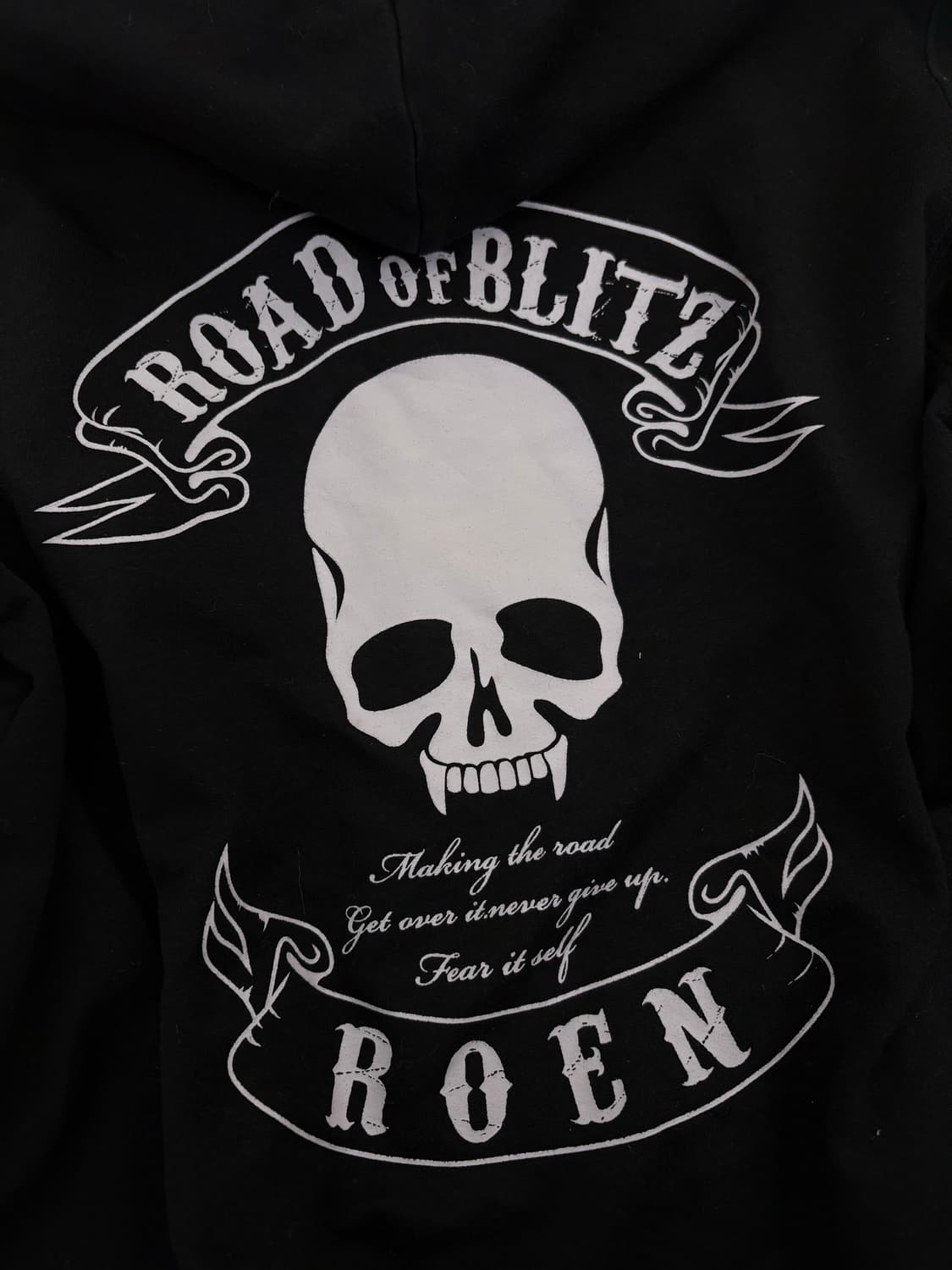 블랙 스컬 후드집업 상품이미지6