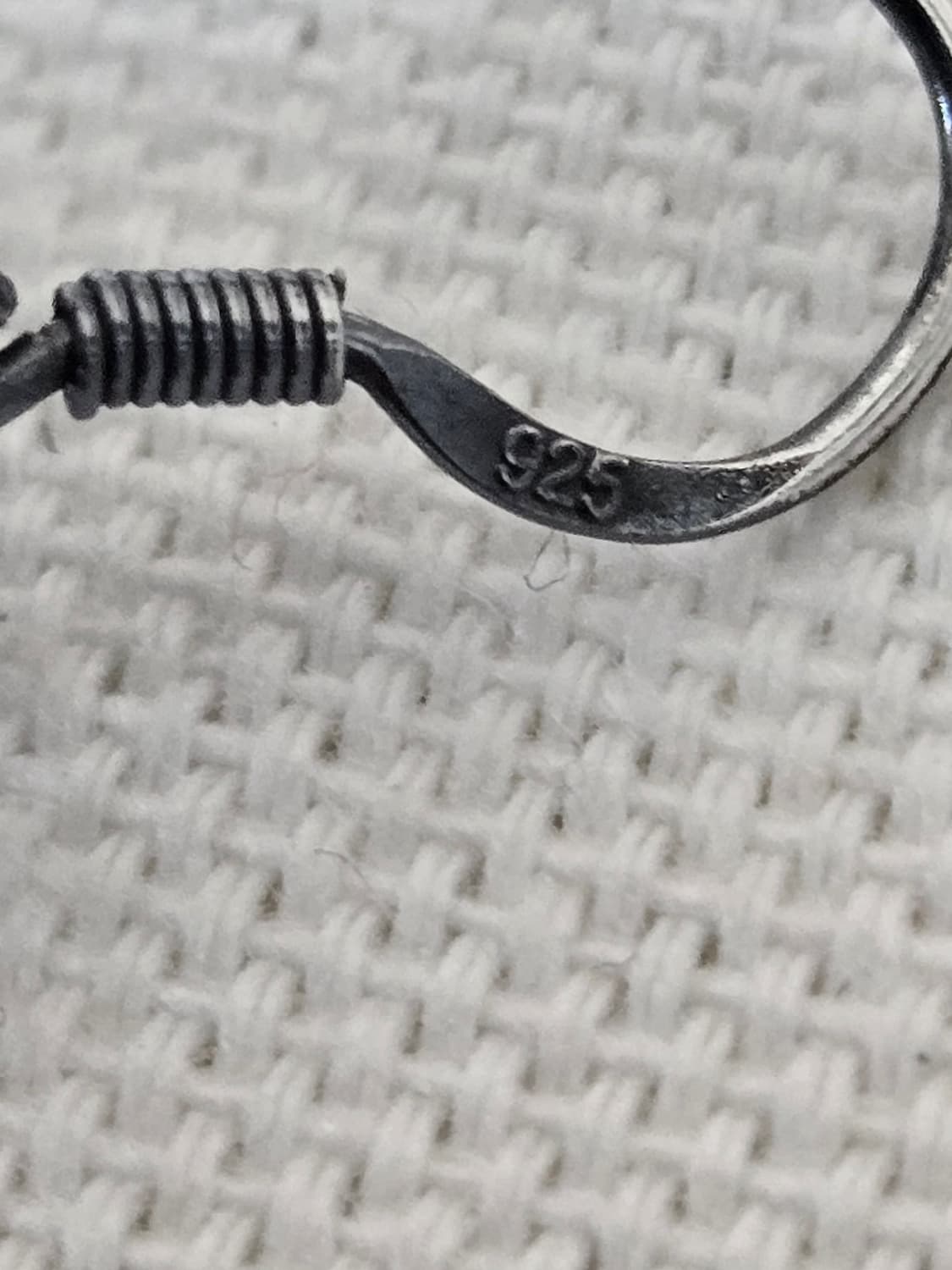 유럽 빈티지 라피스라즐리 실버프레임 후크형귀걸이 상품이미지8