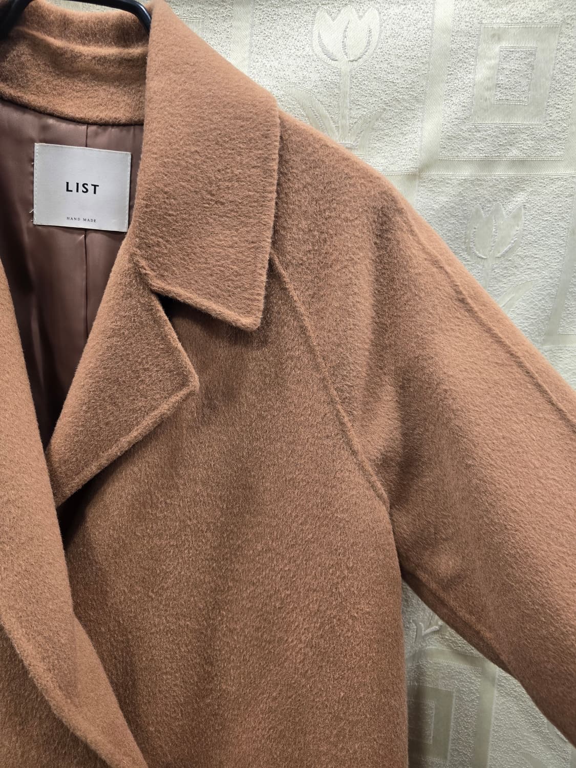 리스트 LIST 핸드메이드 모+캐시미어 혼방 롱 코트 66 상품이미지3