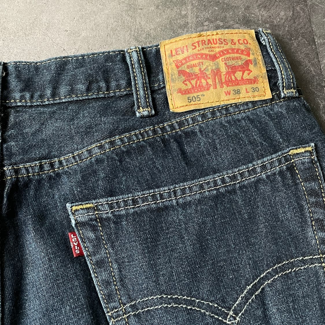 LEVI'S 리바이스505 레귤러 스트레이트핏 데님 팬츠 A00715 상품이미지8