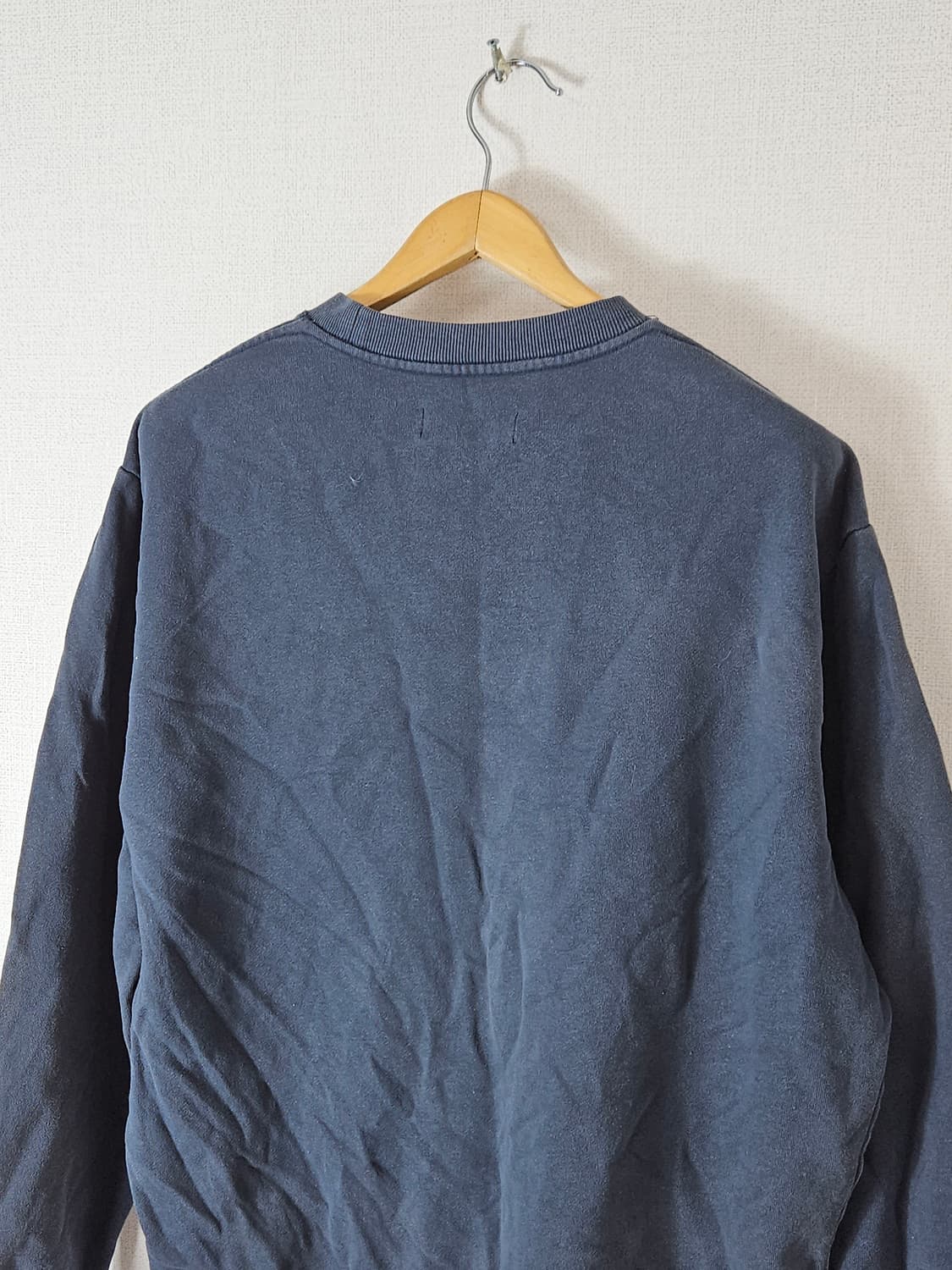 올세인츠 라운드넥 오버핏 맨투맨 테리 S (100-105) 상품이미지5