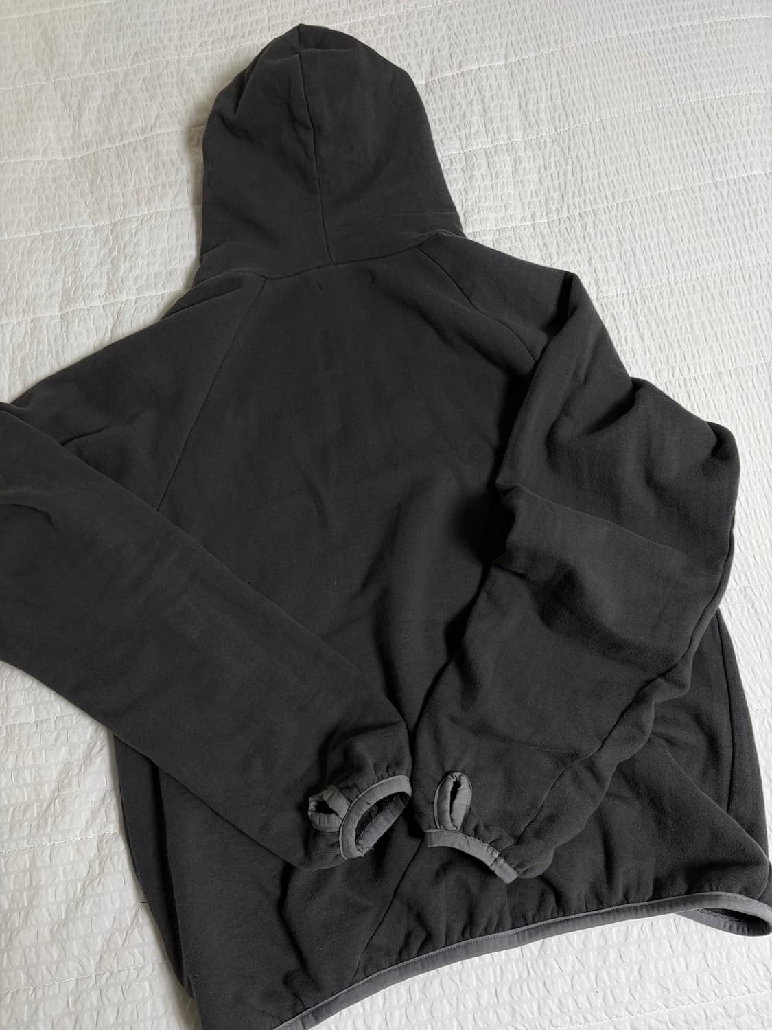 23SS 산산기어 테이프드 후드티 차콜 1사이즈 상품이미지3