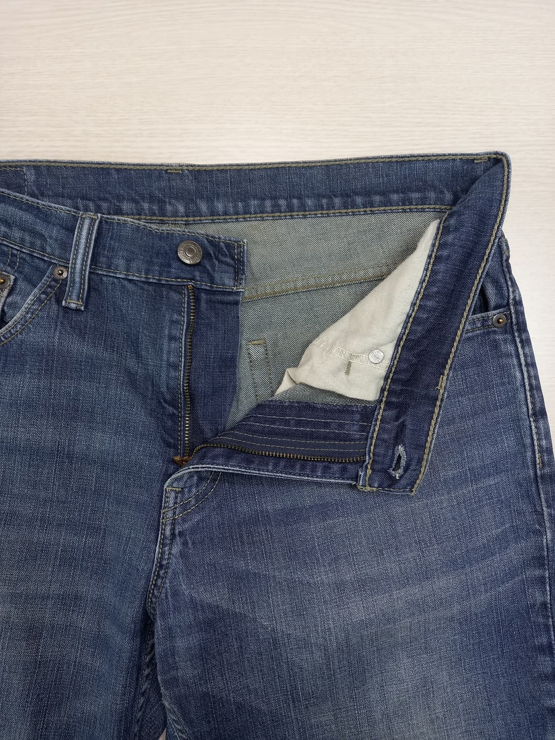 34 리바이스511 워싱 스판 슬림일자진 34-593 상품이미지7