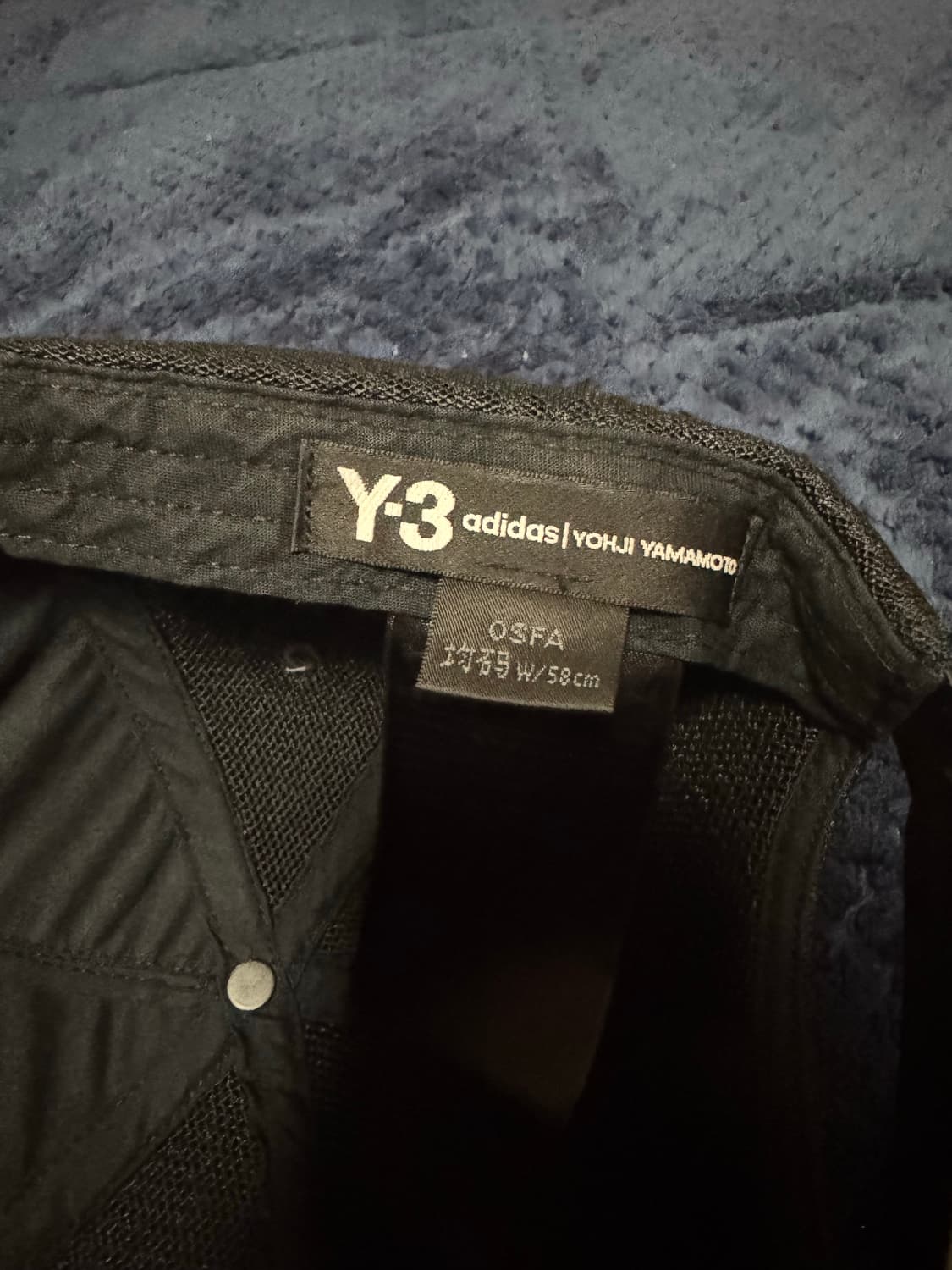 요지 야마모토 Y3 15주년 볼캡 상품이미지4