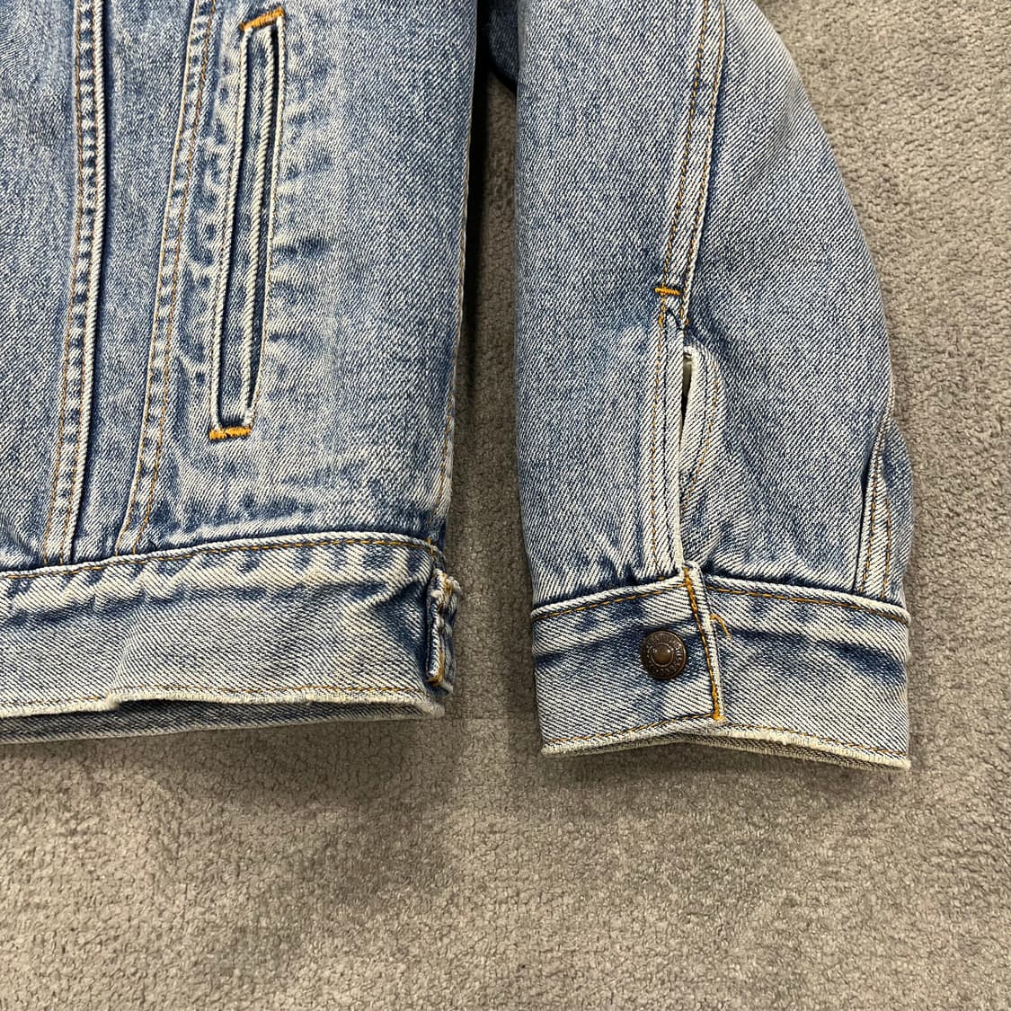 L 리바이스 데님 양털 쉐르파 자켓 상품이미지3