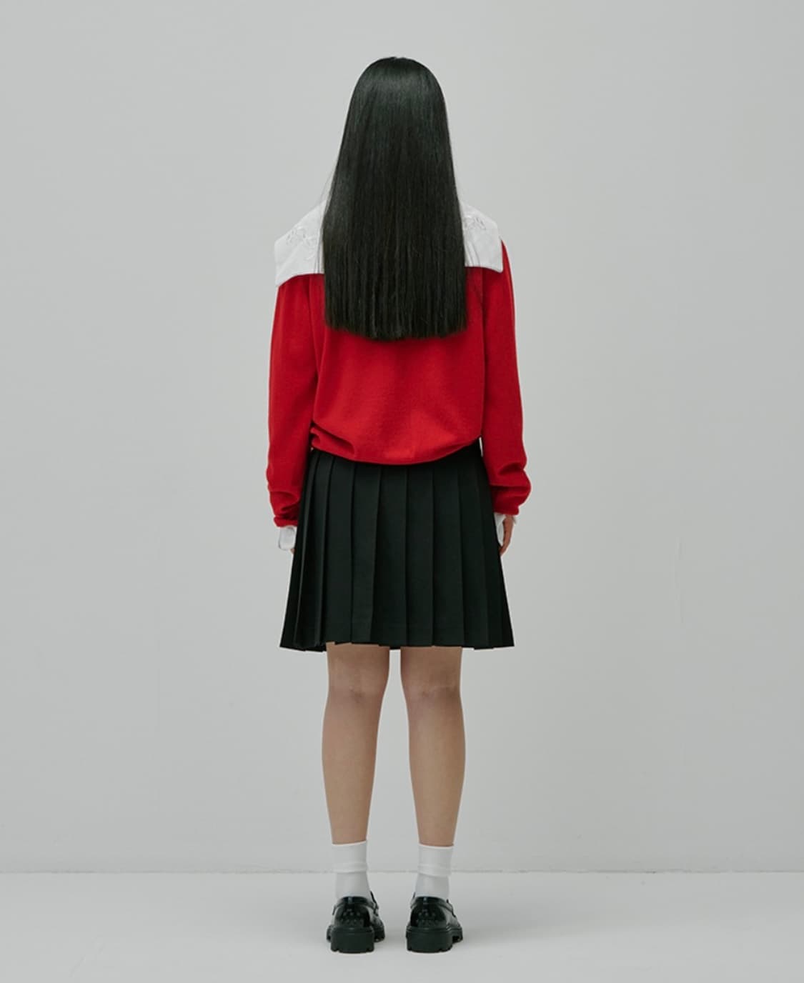 [미착] 프레클 bow sailor collar blouse 상품이미지4