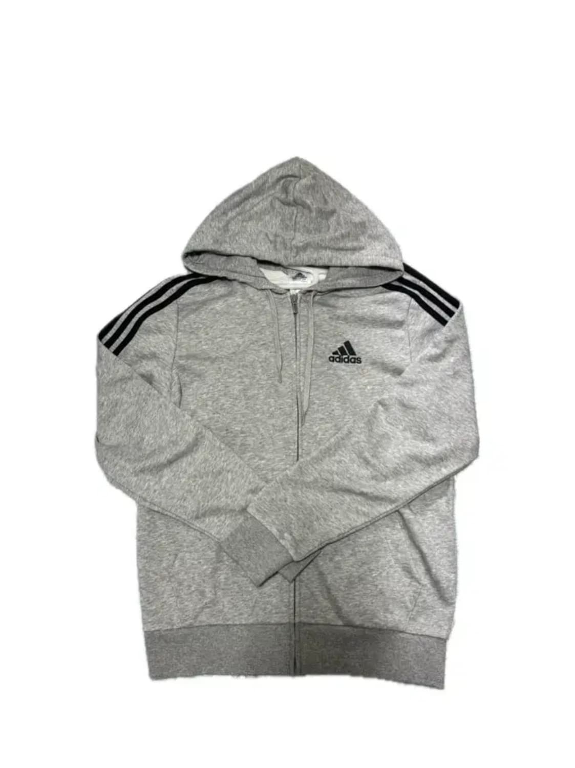 아디다스 삼선 후드집업 그레이 L 상품이미지1