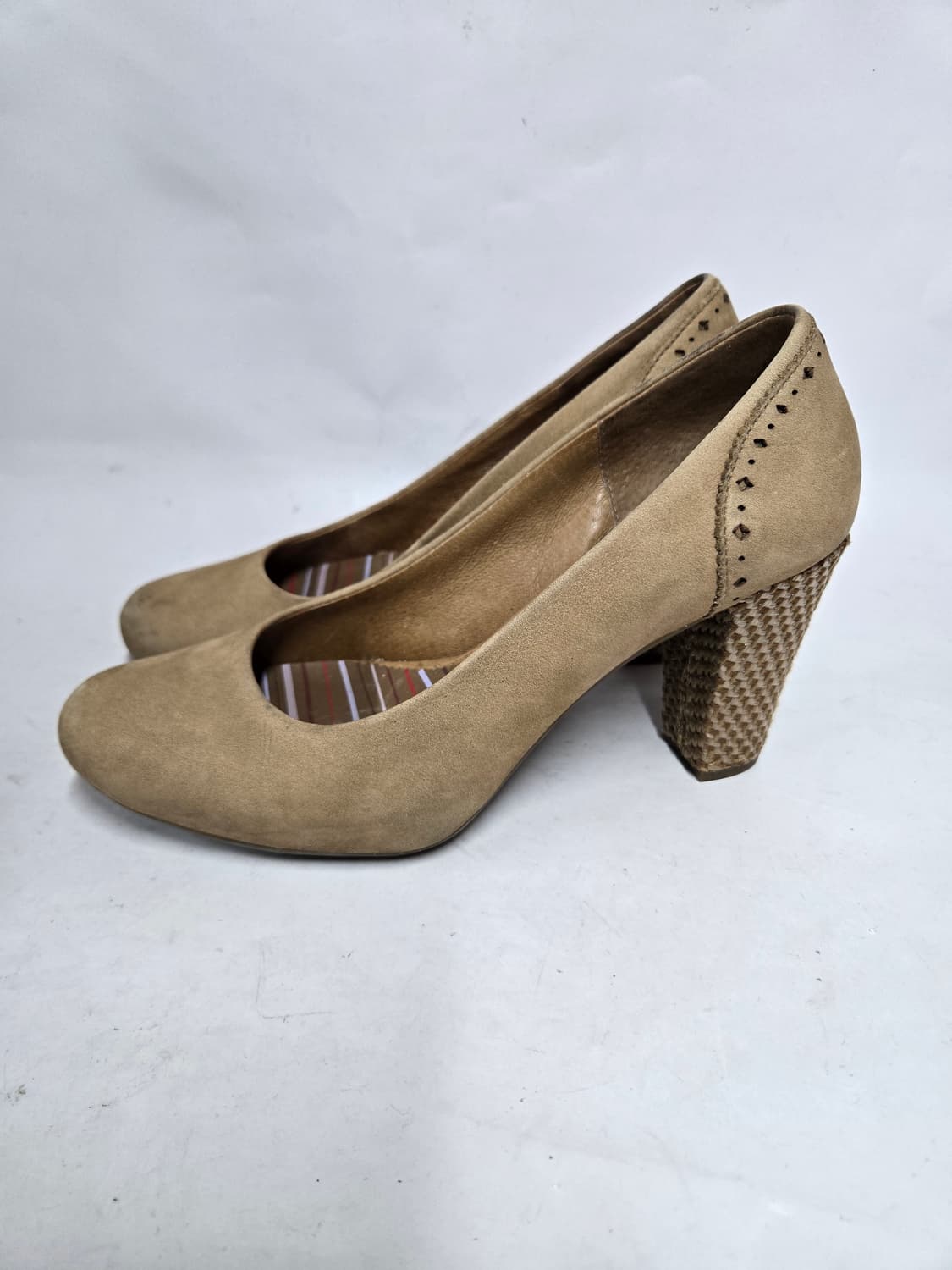 캠퍼 스웨이드 플랫폼 힐 펌프스 36 상품이미지3