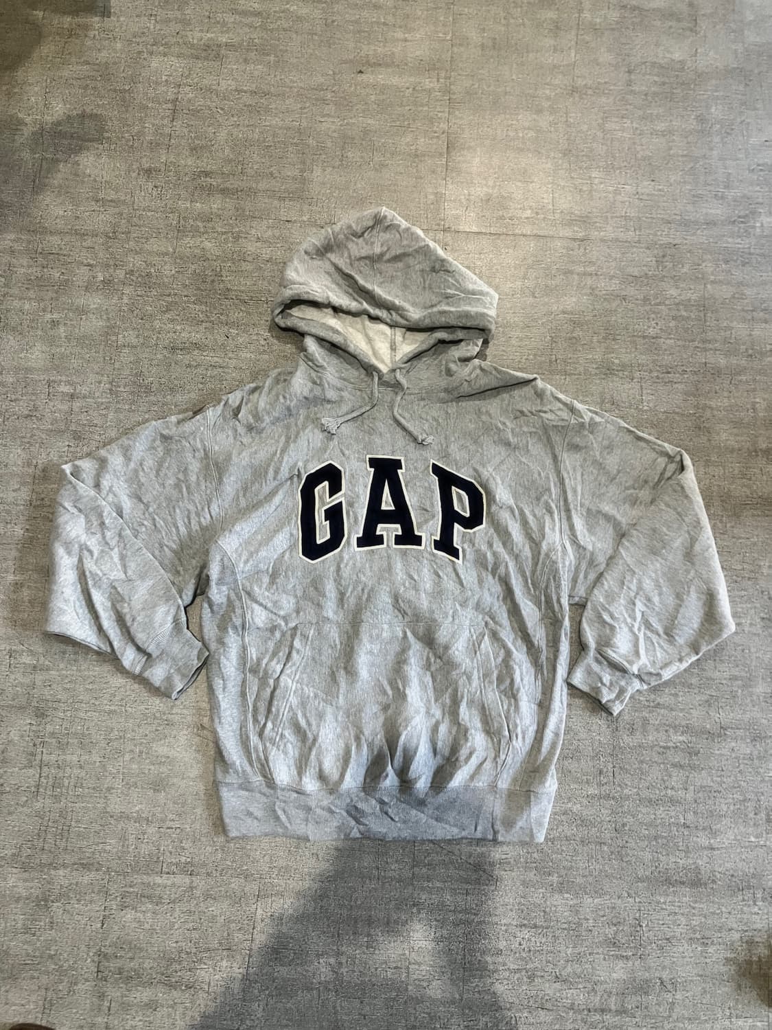 Gap 갭 올드스쿨아메카지 중앙로고 아방핏 후드티셔츠 상품이미지1