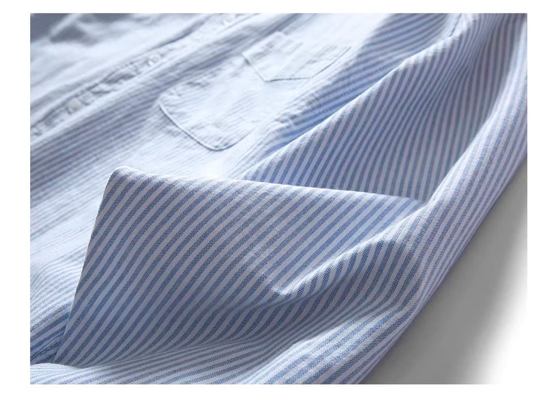 ️️️♦️ RODY2 / 오가닉 코튼 재패니즈 스트라이프 옥스포드 셔츠 상품이미지9