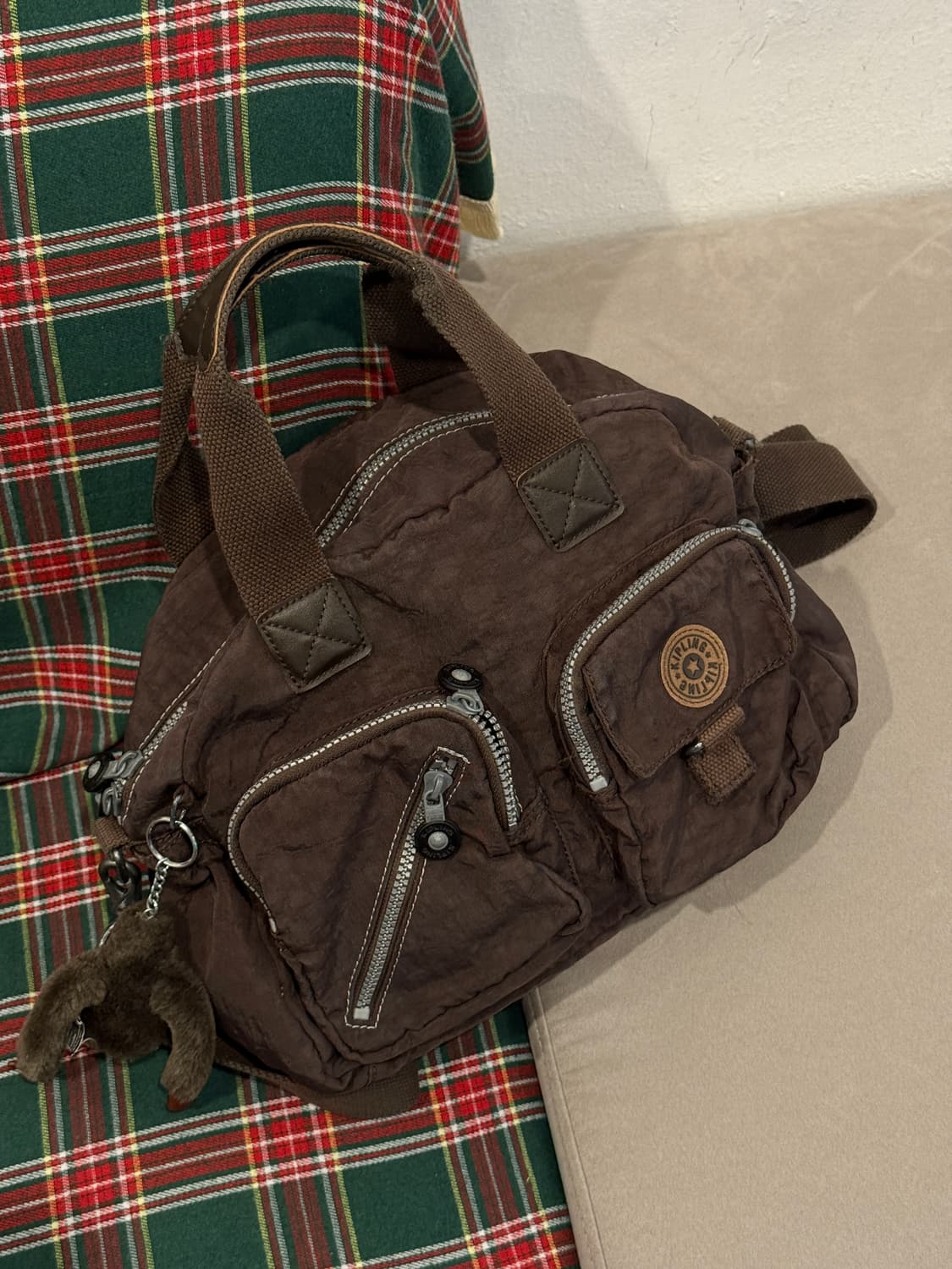 키플링 숄더&크로스백 초콜릿 상품이미지1