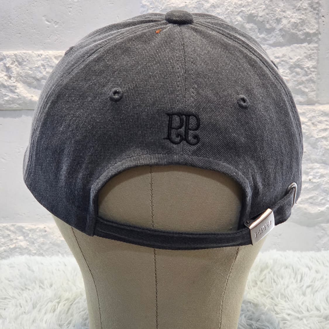 p5-2:피펫(PIPPET) 그레이 자수 볼캡 Free(56-59) 상품이미지5