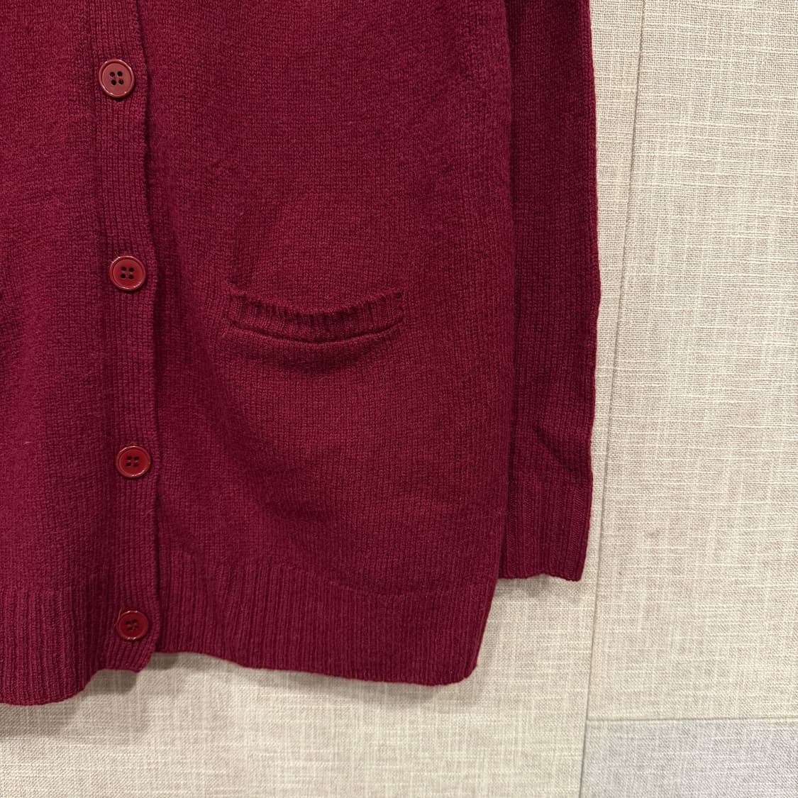 sandro 산드로 램스울100% 브이넥 롱 가디건 2사이즈(w) 상품이미지3