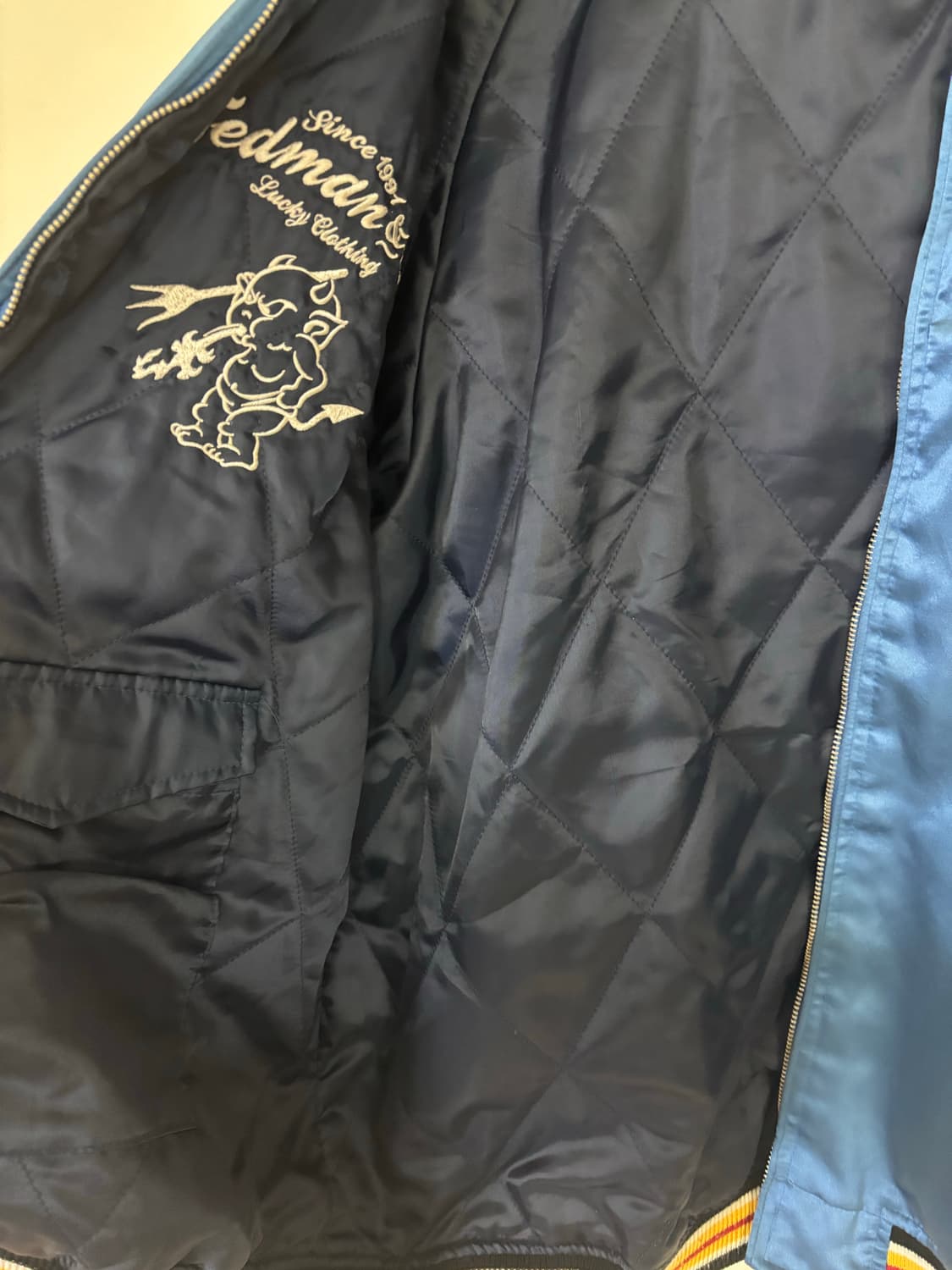 테드맨 Lucky Red Devil 자수 스카잔 상품이미지6