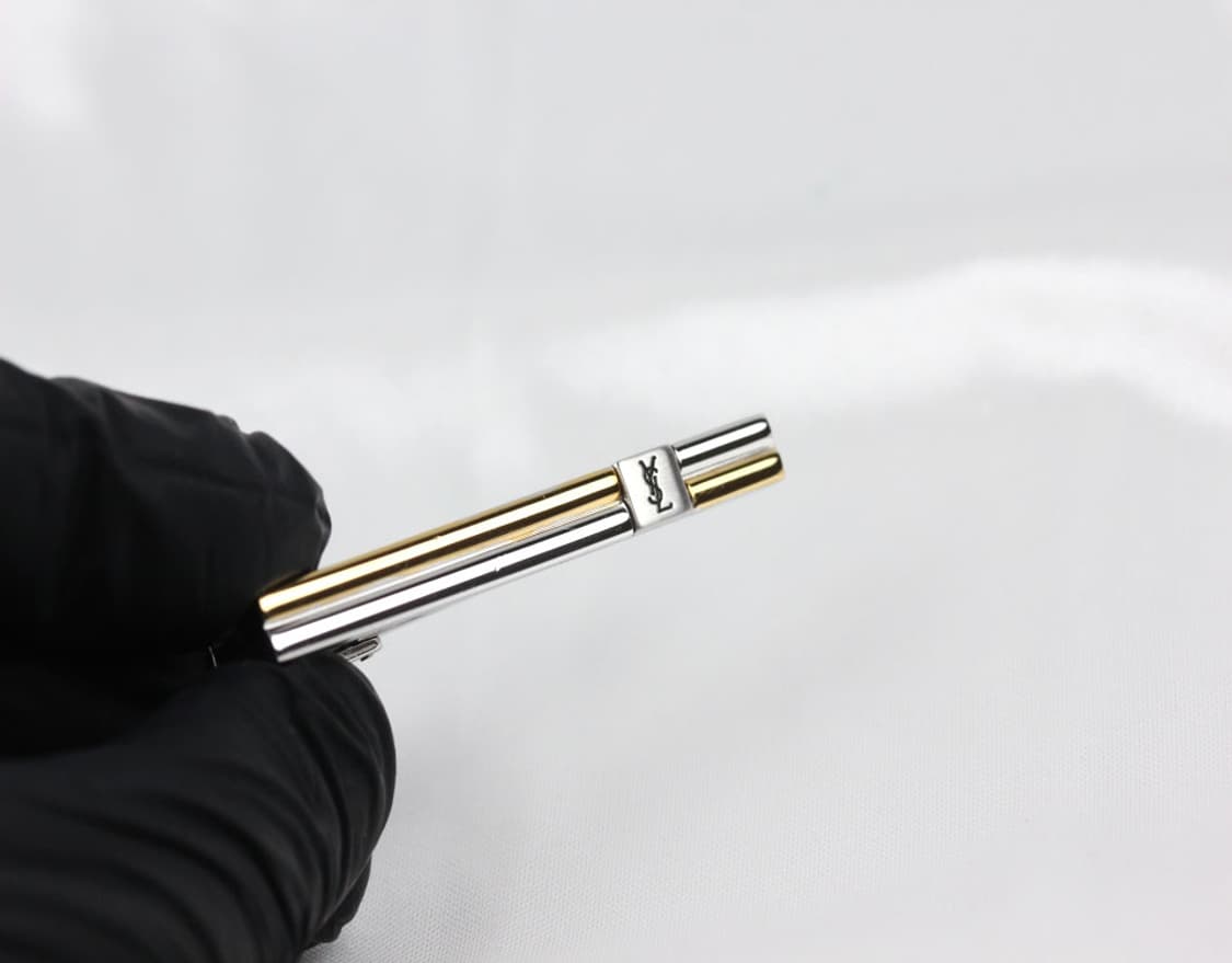 입생로랑 A등급 5cm 남자 명품 넥타이핀 빈티지 상품이미지5