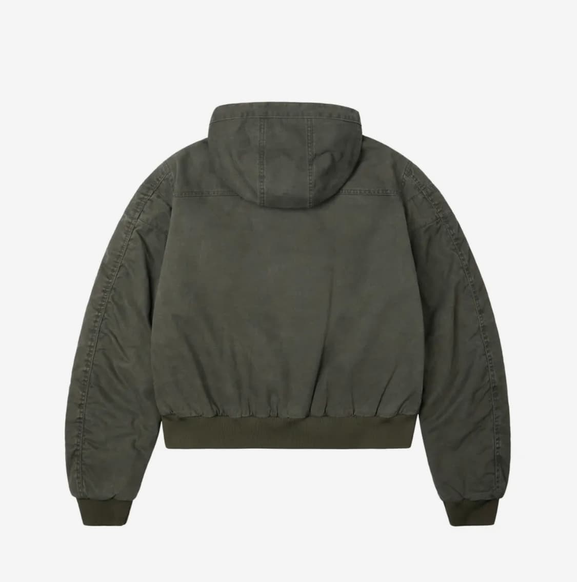 Button Placket Cotton Ma-1 Jacket Khaki 상품이미지2