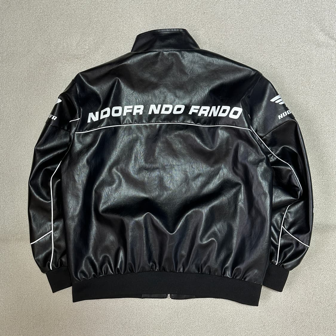 레이싱 레더 자켓 상품이미지3