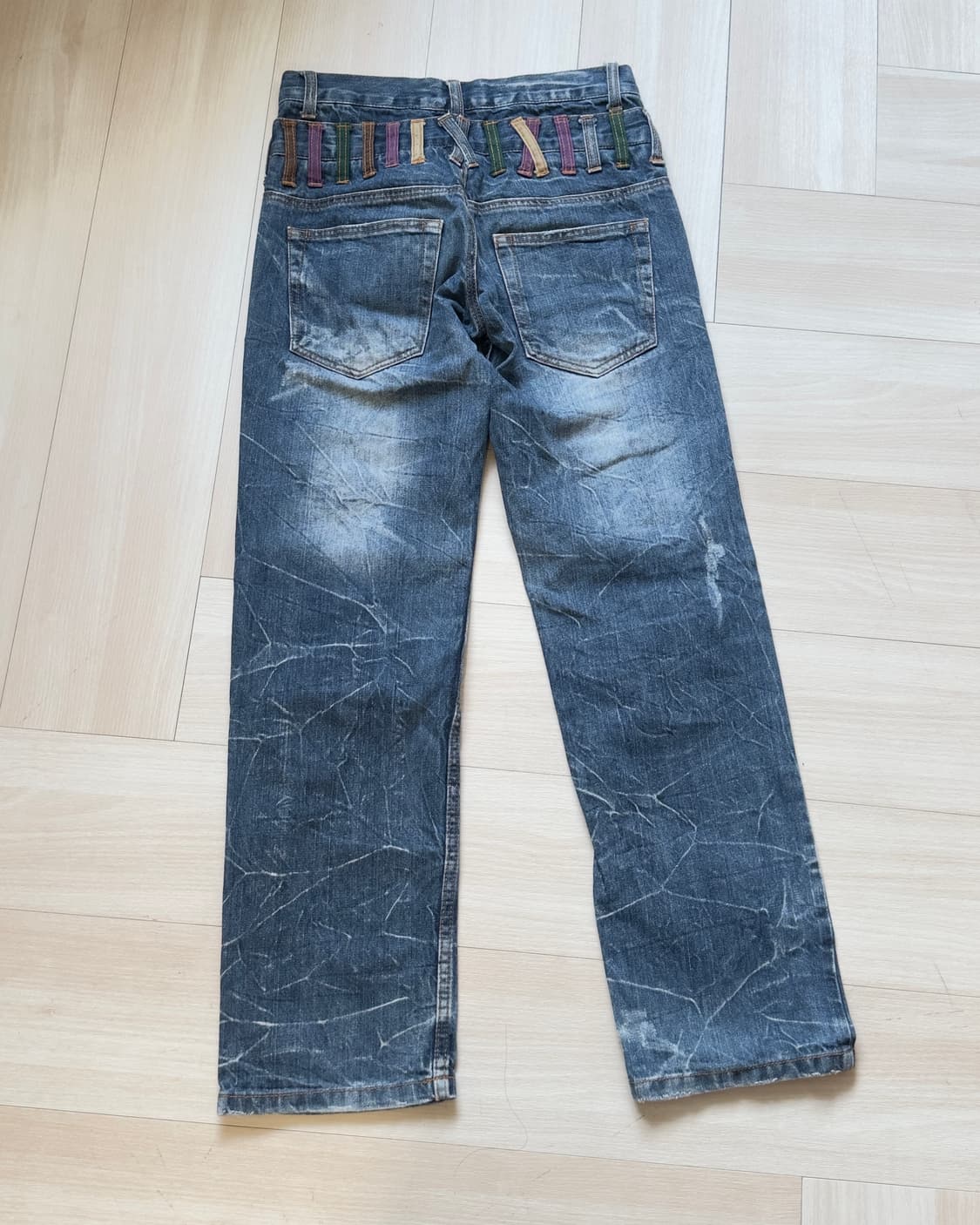 [NYLAUS] double-waist denim pants 상품이미지4