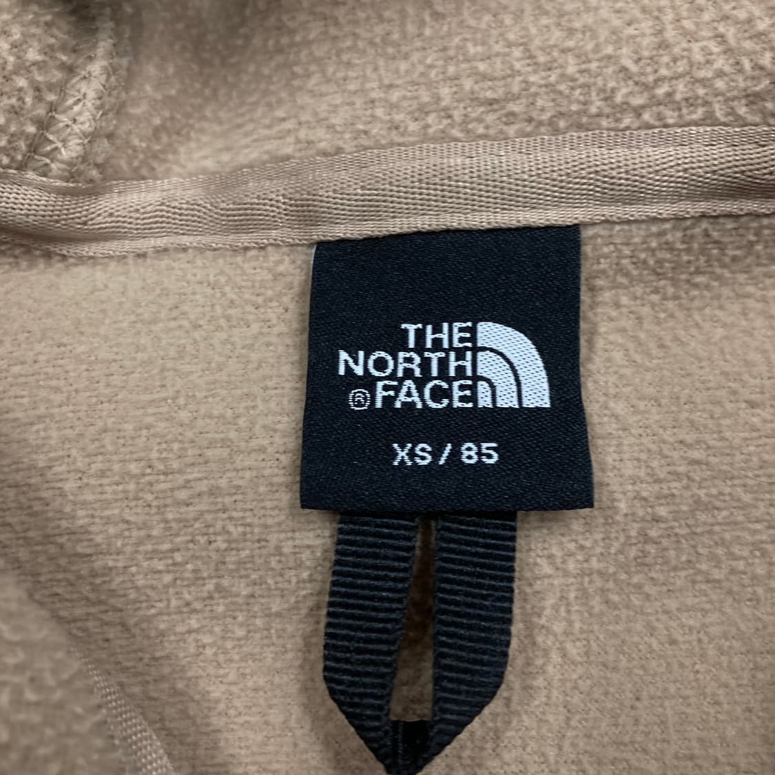 노스페이스 브라운 컬러 스몰 로고 쉐르파 후드 자켓 상품이미지4