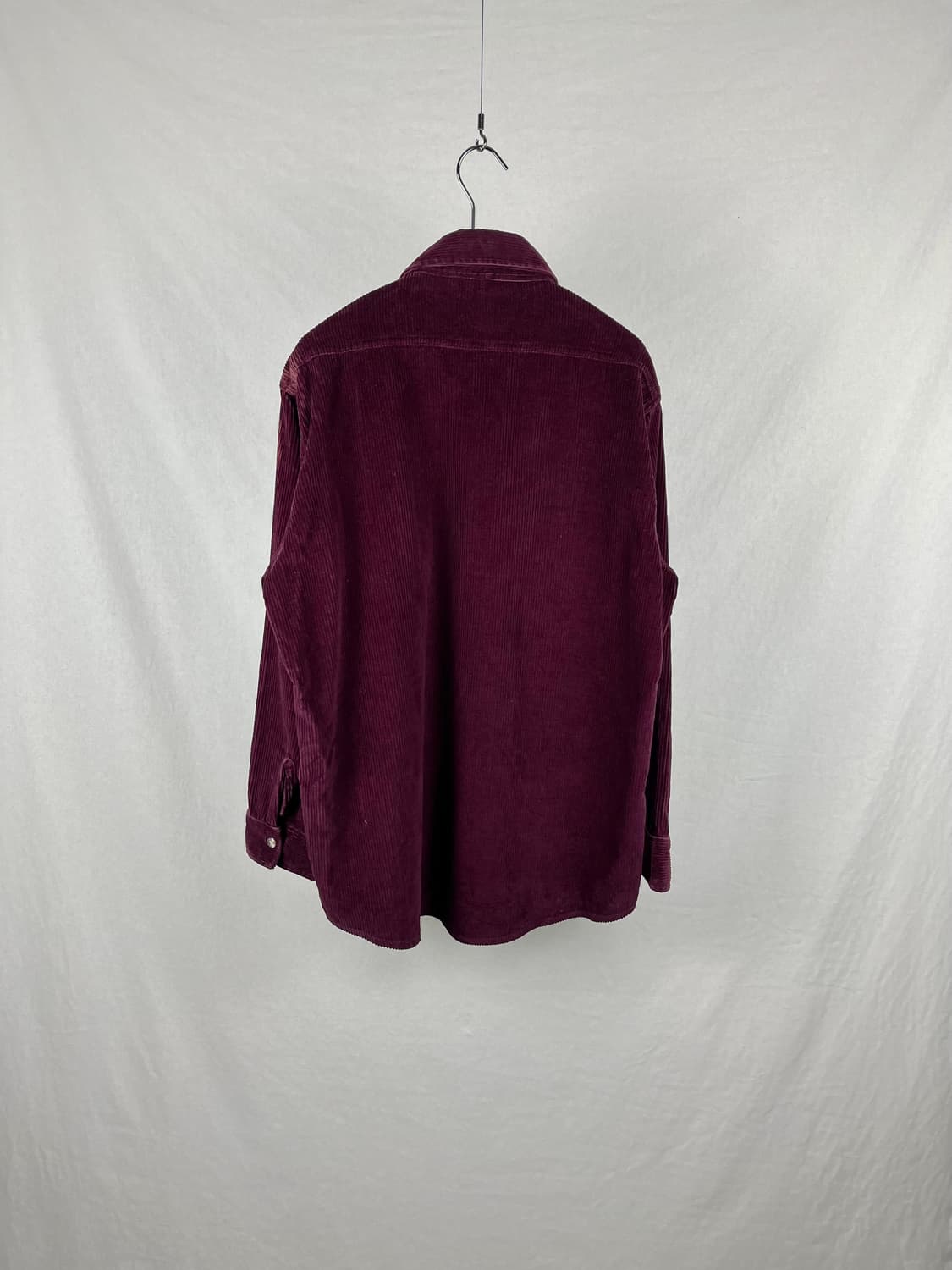 Vintage (Made in Usa) 와인컬러 셔츠  상품이미지4