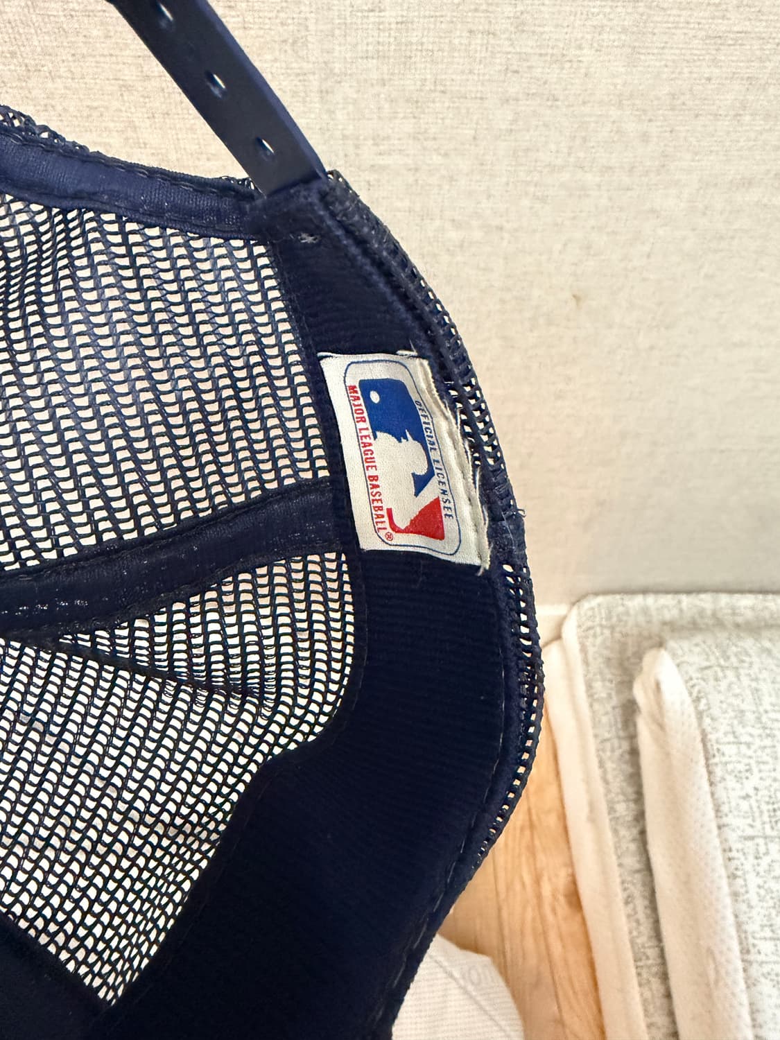 80~90s USA 빈티지 MLB 뉴욕 양키스 트러커 캡 상품이미지3