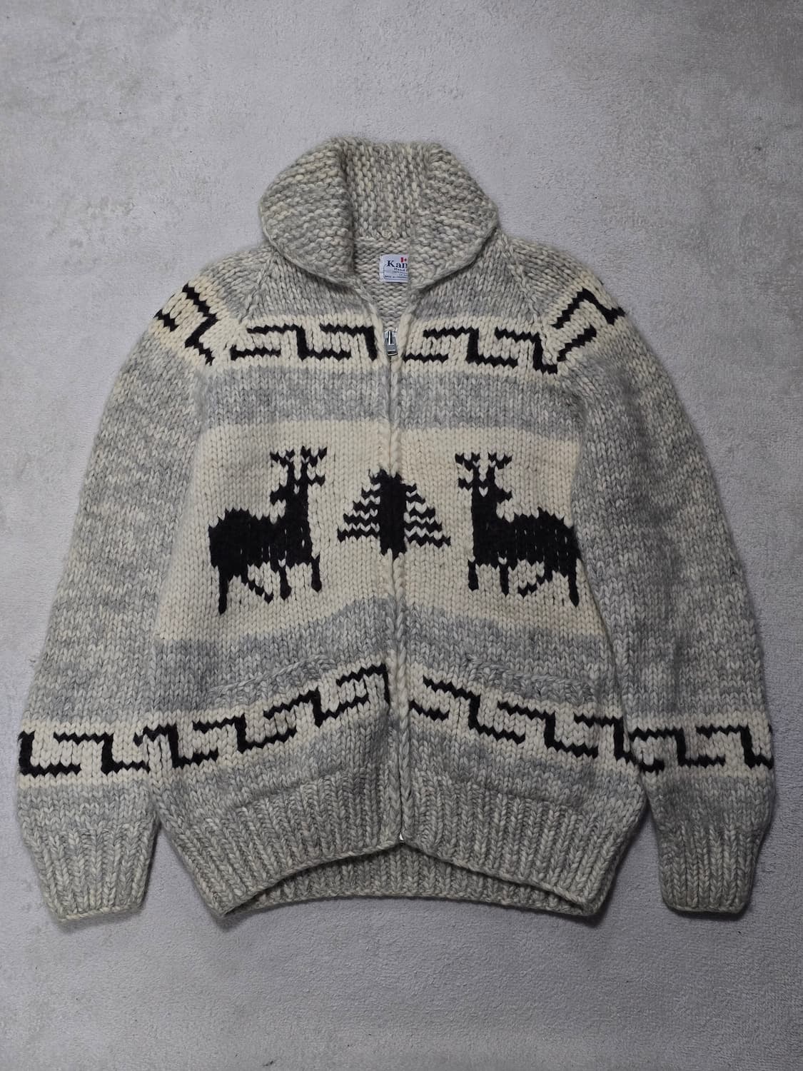 Kanata 카나타 코위찬 울 니트 가디건 상품이미지1