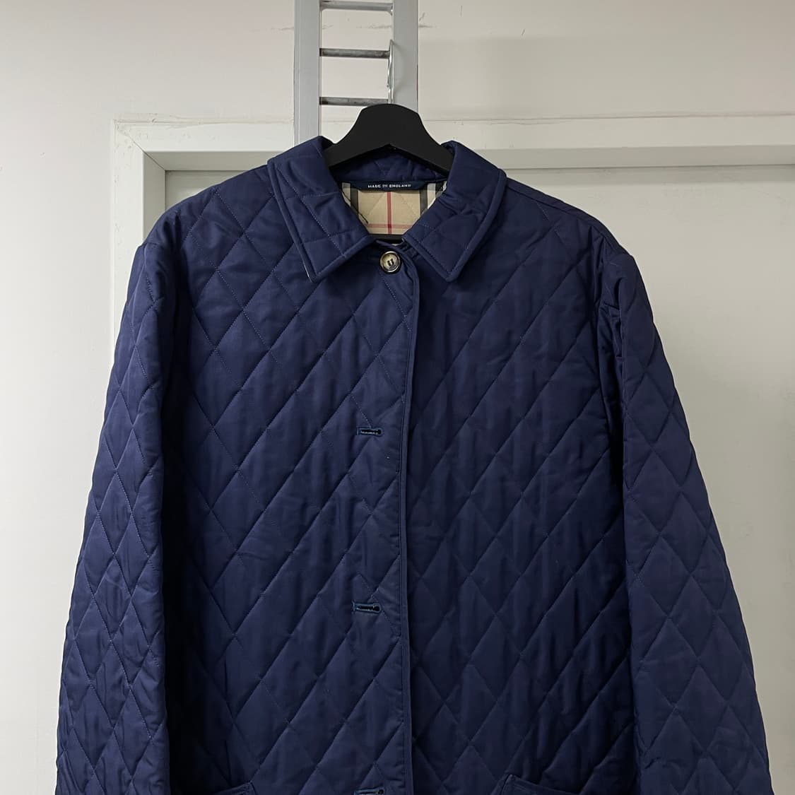버버리 퀄팅 자켓 네이비 S 상품이미지2